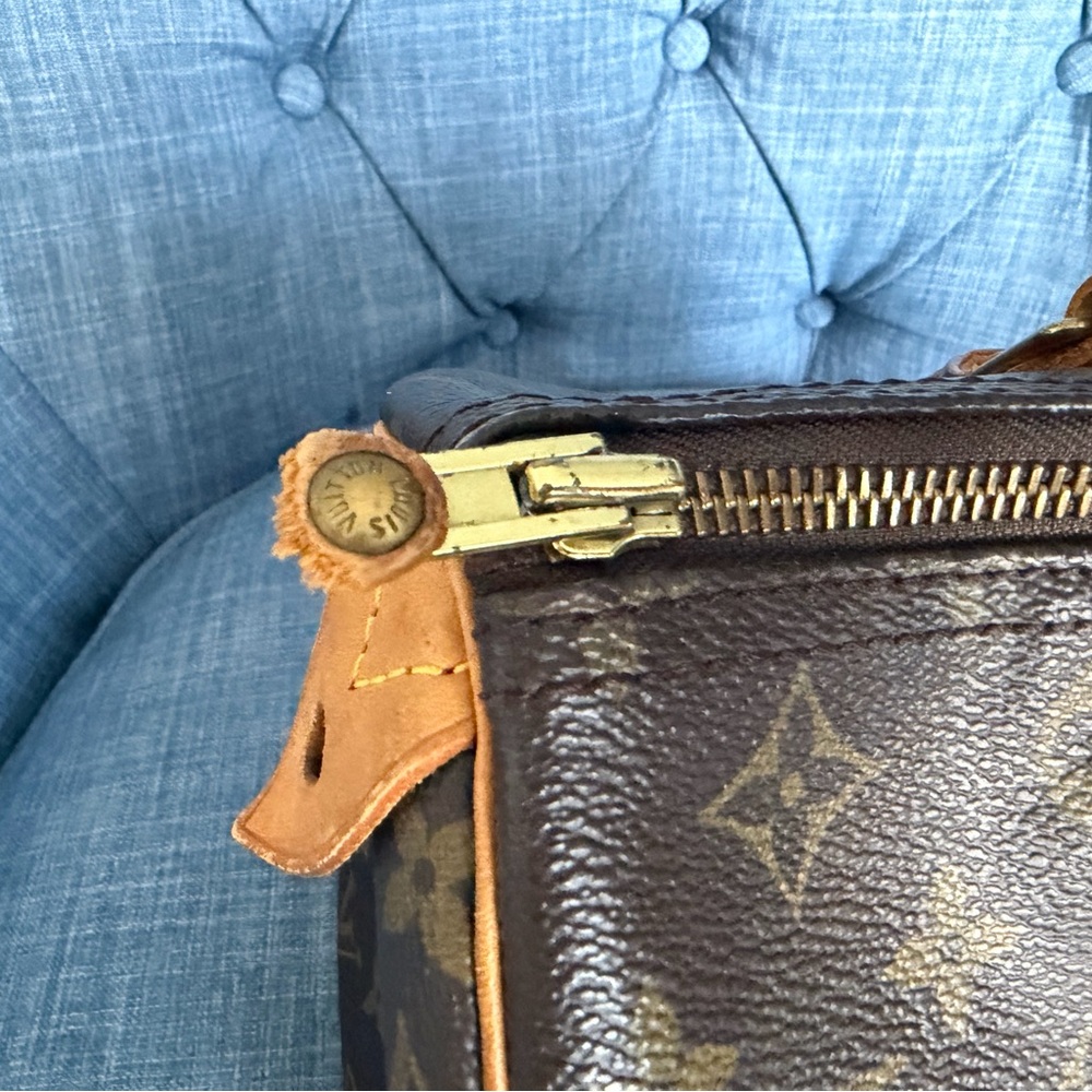 Louis Vuitton Speedy 30 Monogram Canvas Bag Brown LV Authentic - Picture 14 of 16